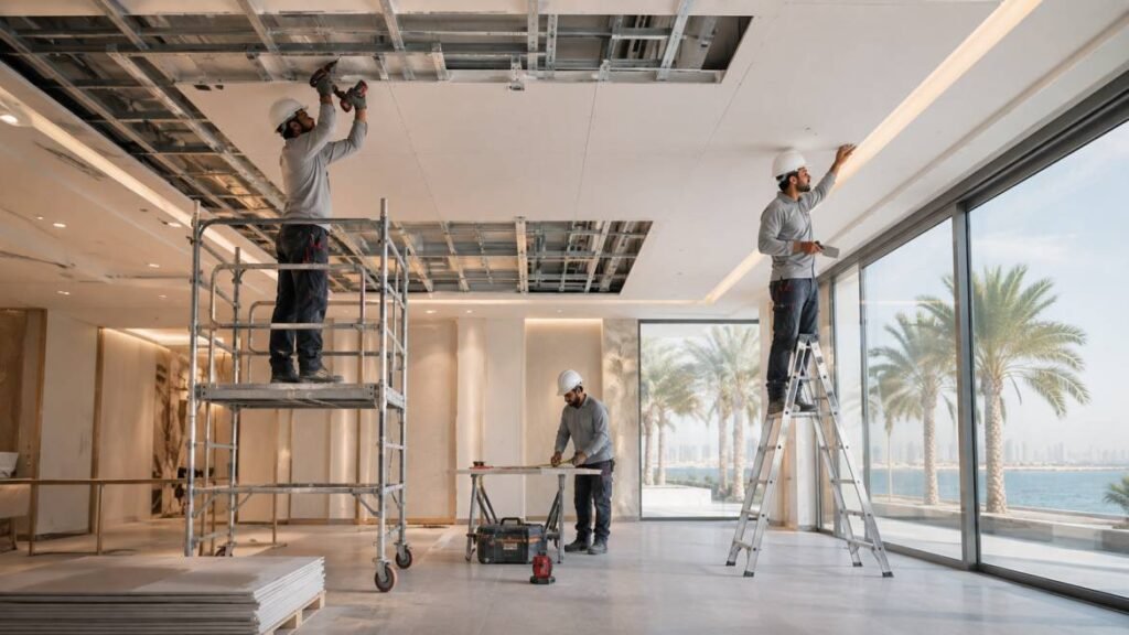 Best Gypsum board ceiling Service in bahrain | Call now