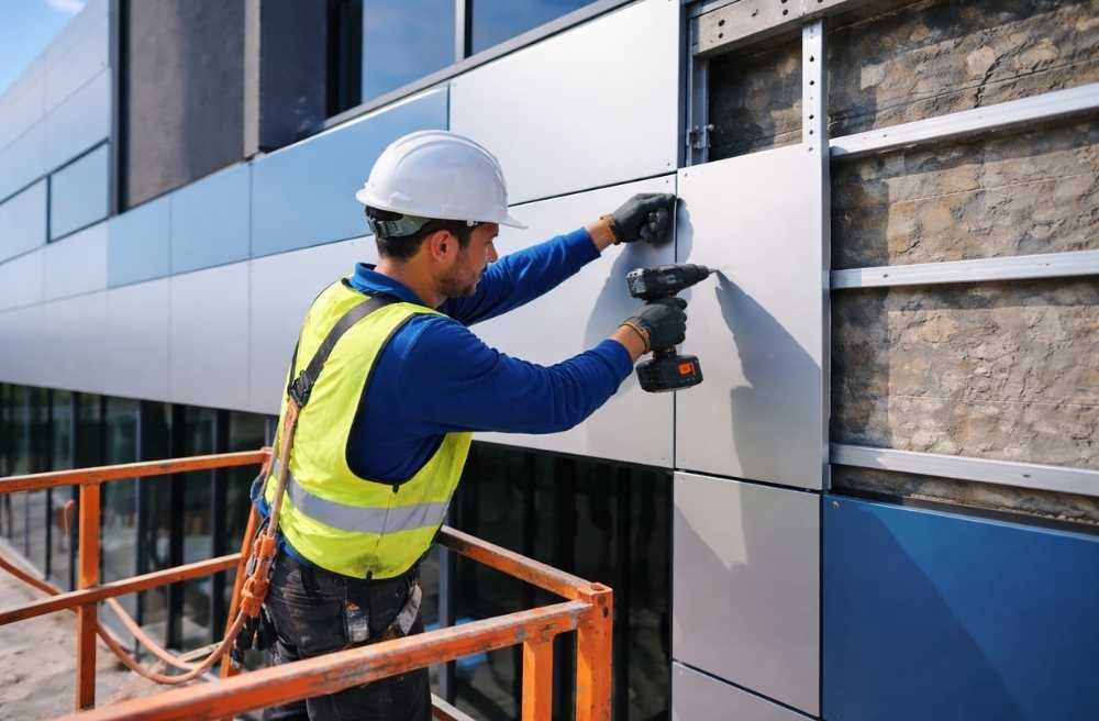 ACP Cladding Services Bahrain for modern building exteriors