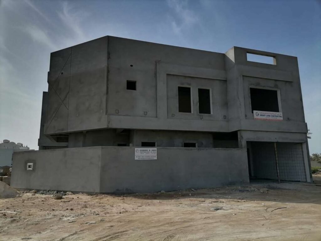 Full house construction project in Bahrain